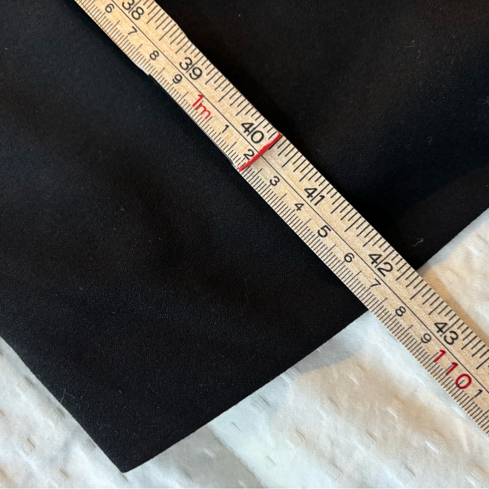 Marciano Black Ruffle Midi Dress Size 8 - Picture 10 of 10